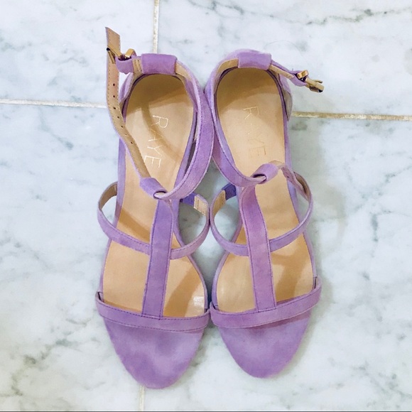 RAYE Shoes - EUC RAYE Lilac 2.75” Heels